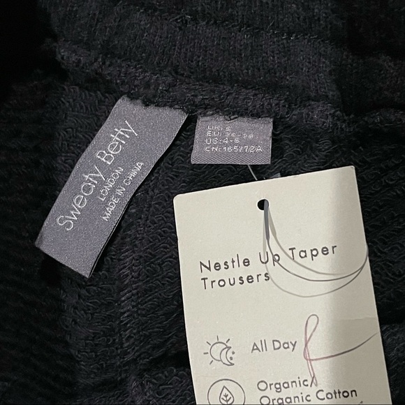 NWT! Sweaty Betty Nestle Up Taper Pants in Dark Grey Size S - Picture 7 of 10